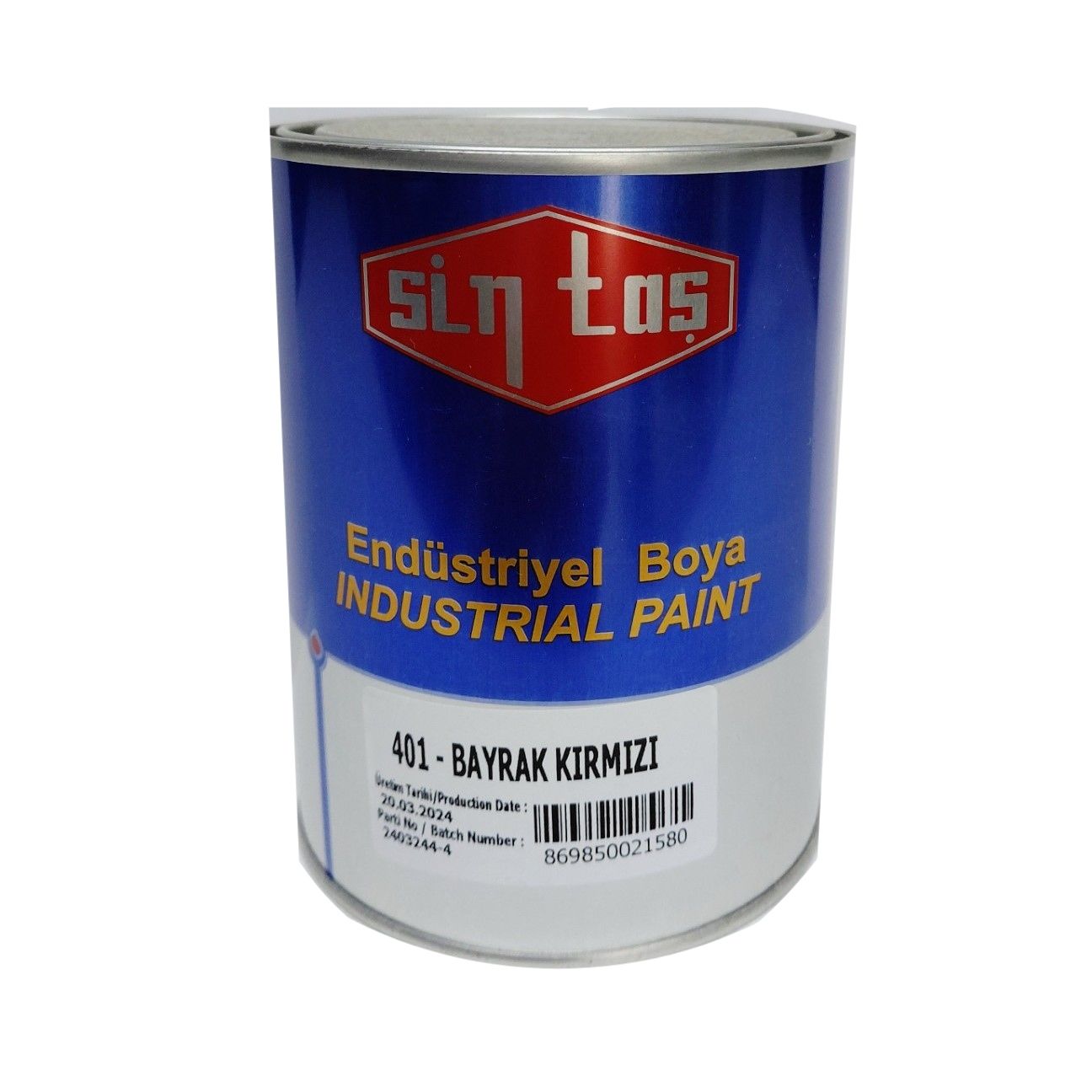 ENDÜSTRİYEL BOYA 1L BAYRAK KIRMIZI