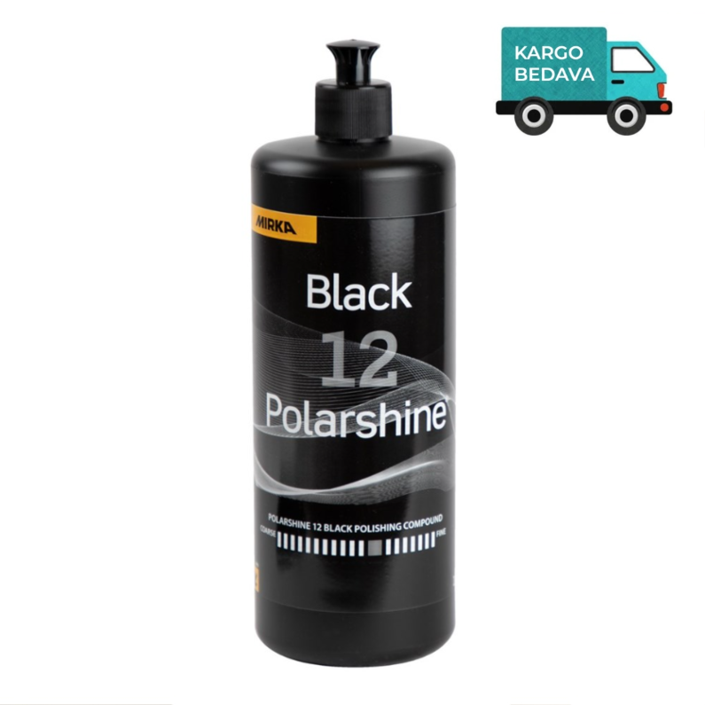 POLARSHINE 12 SİYAH PASTA 1L