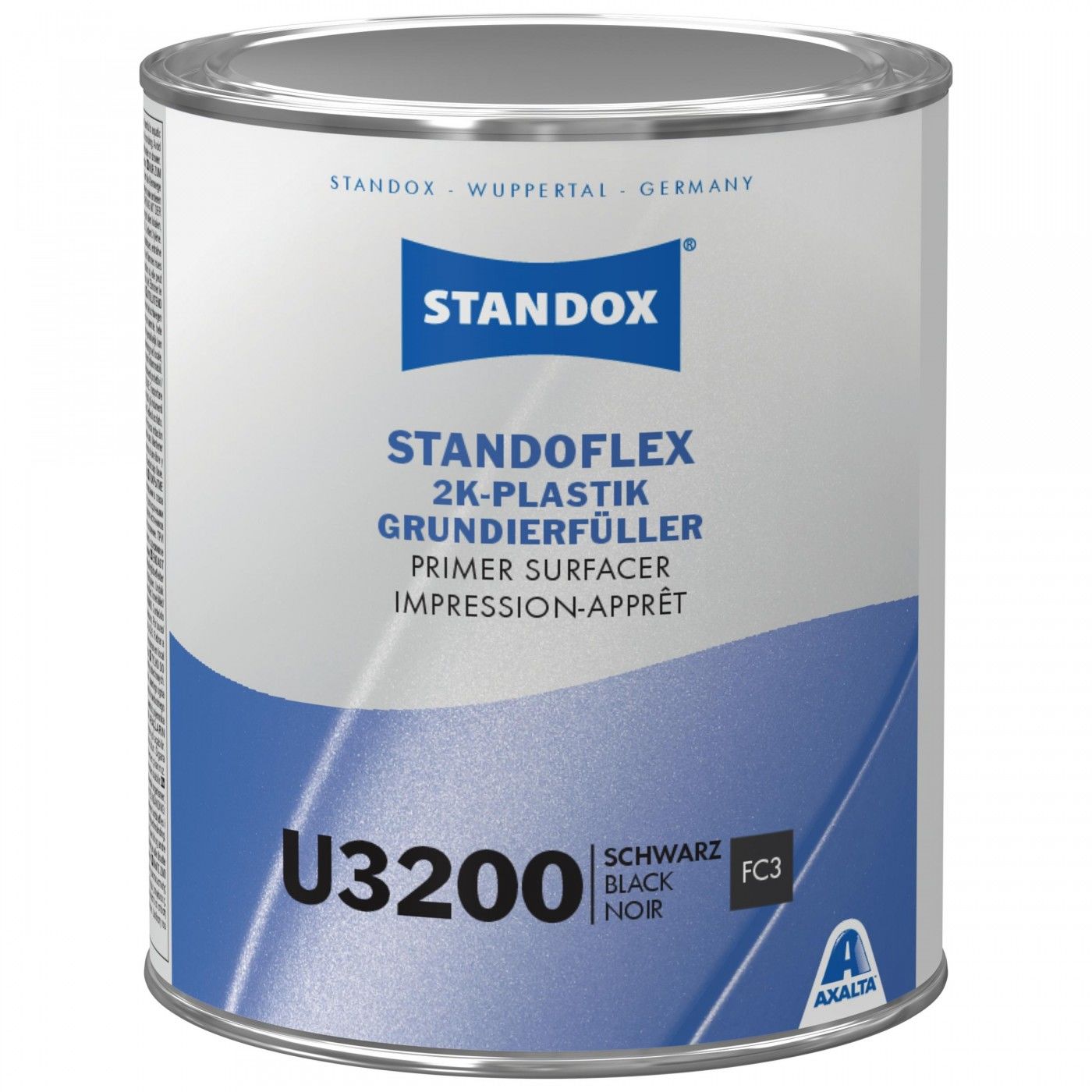 U3200 2K PLASTİK TAMPON ASTARI SİYAH 1L